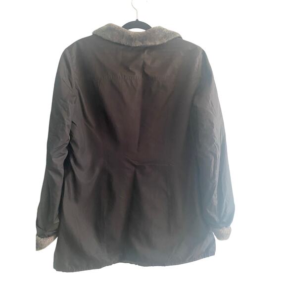 F. Faconnable Lamb Fur Lined Coat M - Picture 4 of 5